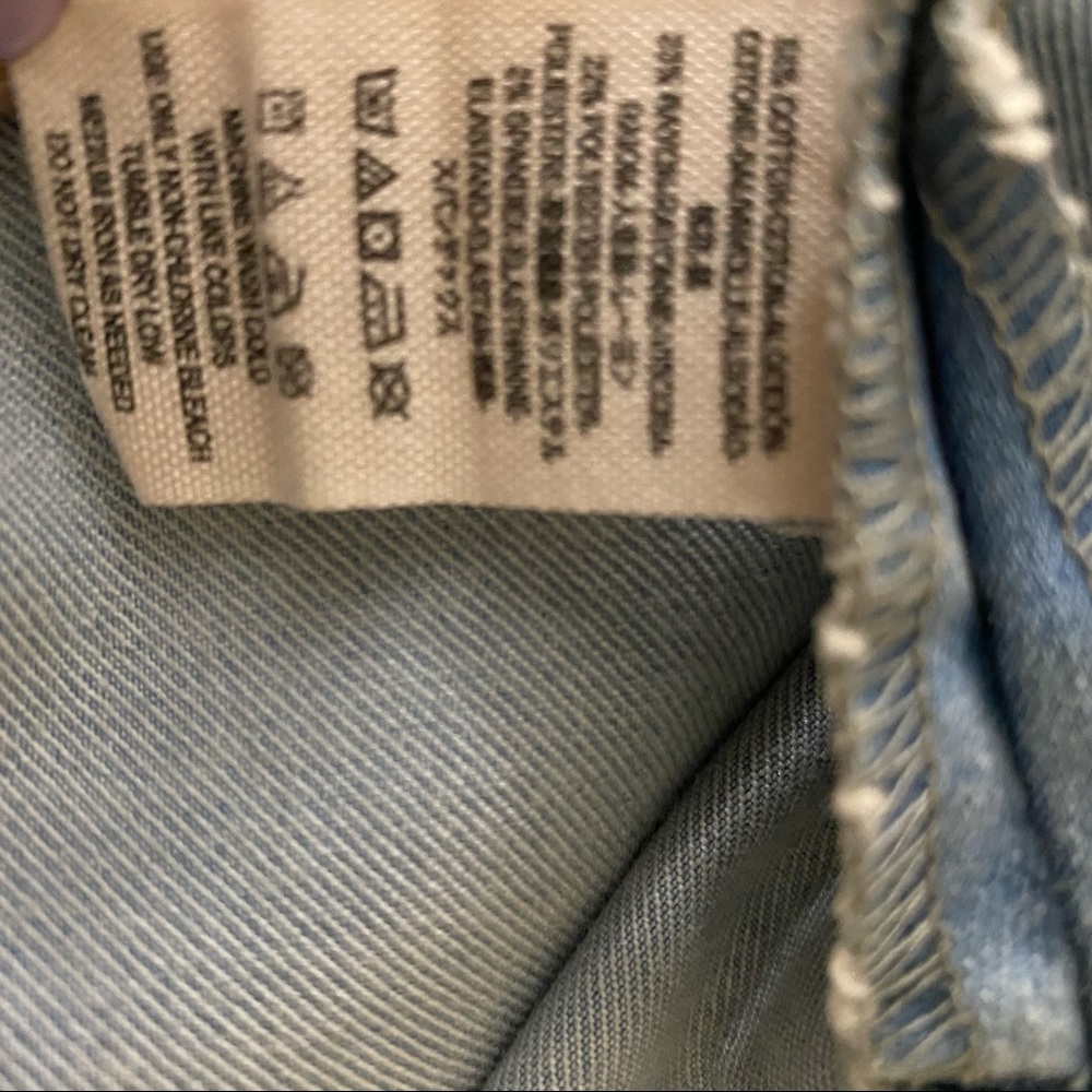FREE PEOPLE Dynamite Stretch Denim Shirt Dress XS - Picture 6 of 8